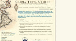 Desktop Screenshot of gammathetaupsilon.org